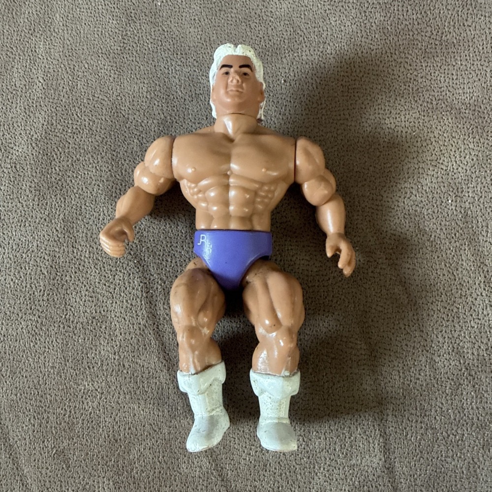 Ric Flair AWA Remco All-stars Action Figure 1985 Soft Head WWE Loose